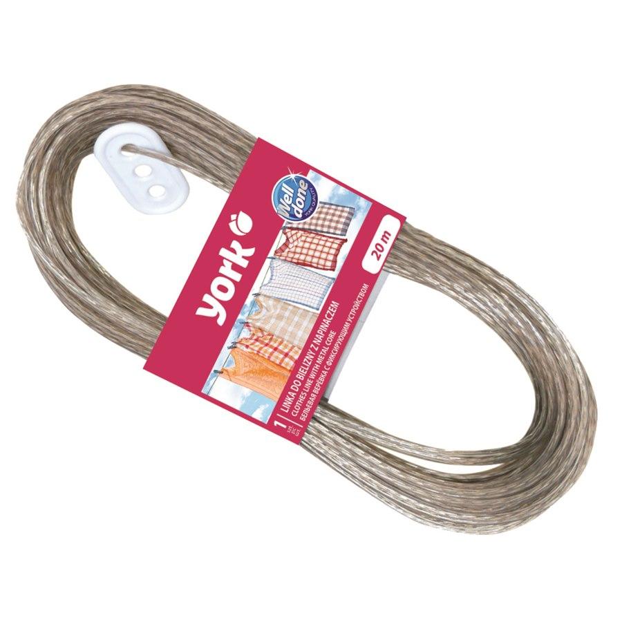 096820.jpg Stalowa linka do bielizny z napinaczem 20m YORK - obrazek 1