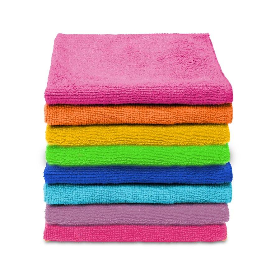 185975_1.jpg Ściereczki z mikrofibry COLORS 8szt. VILEDA 185975 - obrazek 1