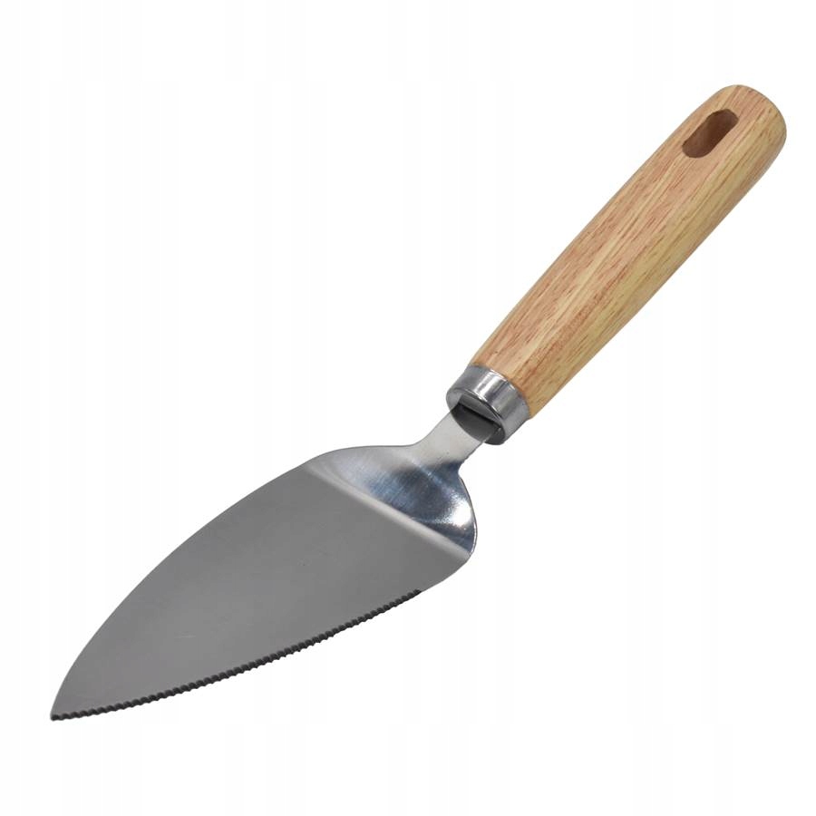 0feba1a45e932301a07ab22bf92de4a2.jpg ŁOPATKA SZPATUŁKA NÓŻ DO CIASTA TORTU STALOWA - obrazek 1