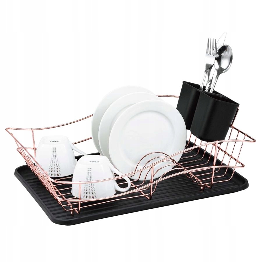 cb8860a4c718532eaa46880742df92b1.jpg SUSZARKA DO NACZYŃ NA NACZYNIA OCIEKACZ SZTUĆCE TACKA CZARNA - obrazek 1