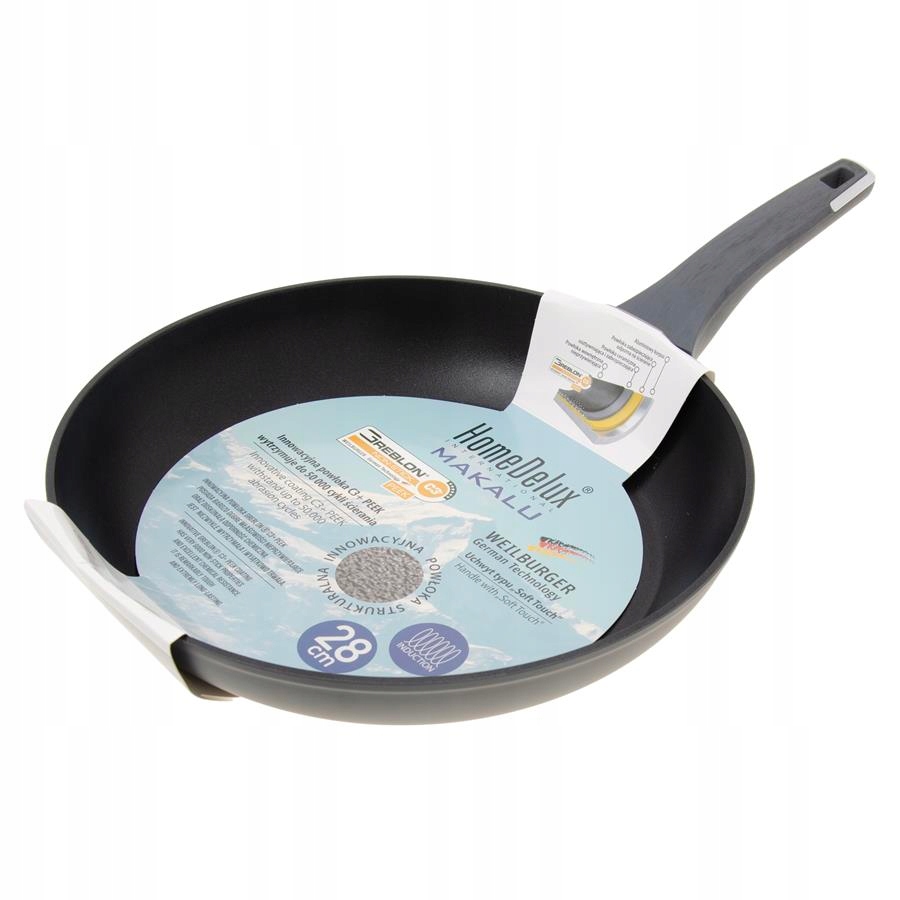 6413af6041429be1848e1f5bb319664b.jpg PATELNIA DO SMAŻENIA MAKALU GREBLON 28CM KUCHENNA TRADYCYJNA INDUKCJA GAZ NONSTICK - obrazek 1