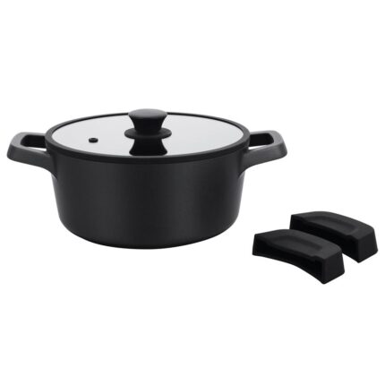 Garnek z pokrywą HomeDelux HOBART 20x9,5cm 2,3L 1szt.
