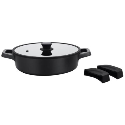 Garnek niski z pokrywą HomeDelux HOBART 28x7,5cm 3,5L 1szt.