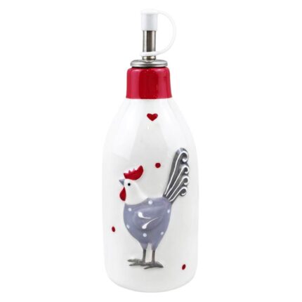 Butelka na ocet i olej ODELO RILLA 290ml kury szare 1szt.