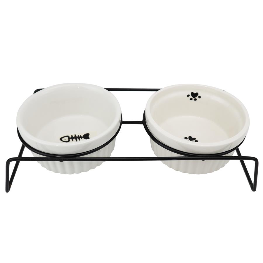 b41f2b6a83ef9d7a72d59c31ca93aa10.jpg KOMPLET 2 MISEK DO KARMY ODELO 31,2X13X8,4CM 1SZT. - obrazek 1