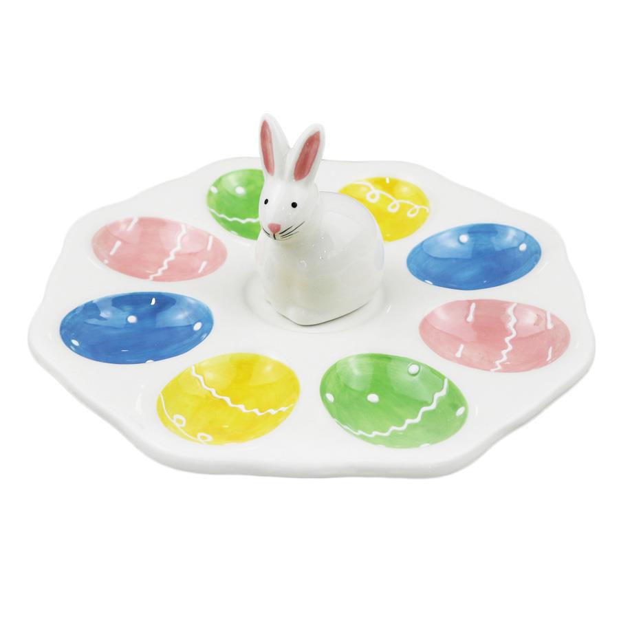 ee3524628aaafa4b811826f613380ca9.jpg Talerzyk na jajka pisanki 19cm na 8szt OLLY/OD2602 - obrazek 1