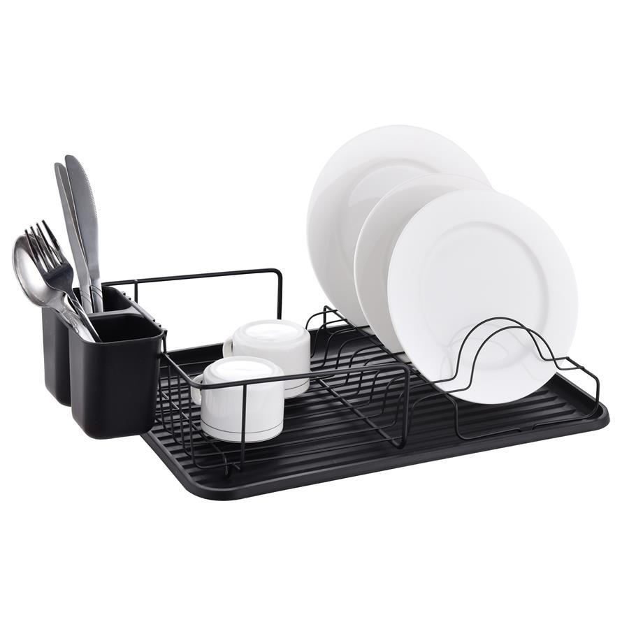 422fc9460625cac8d4c81c66a282a268.jpg SUSZARKA DO NACZYŃ ODELO 49,5X32X13 CZARNA 1szt. - obrazek 1