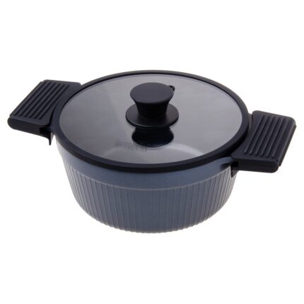 Garnek z pokrywą HOME DELUX 20cm pow.Greblon 1szt.
