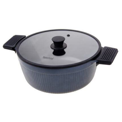 Garnek z pokrywą HOME DELUX 28cm pow.Greblon 1szt.