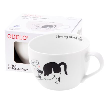 Kubek ODELO RENE porcelanowy 500ml kot 1szt.