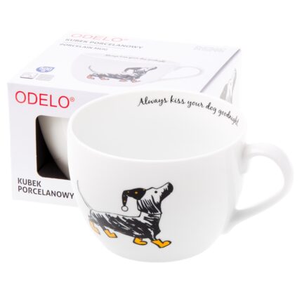 Kubek ODELO RENE porcelanowy 500ml pies 1szt.