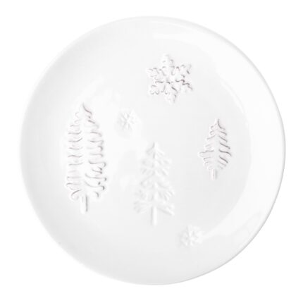 Talerz deserowy FANNAR ODELO 18x18x2,5cm zimowy 1szt.
