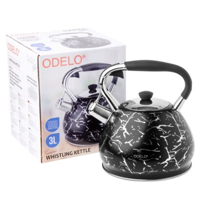 Czajnik ODELO DARIO 3,0L czarny srebrny 1szt.