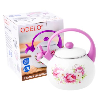 Czajnik emaliowany ODELO AMELIO 2,2L Rose 1szt.