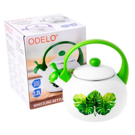 Czajnik emaliowany ODELO AMELIO 2,2L Monstera 1szt.