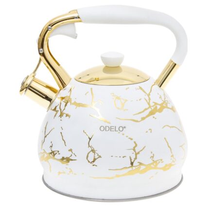 Czajnik ODELO DARIO 3,0L biały złoty 1szt.