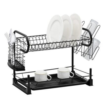 Suszarka do naczyń ODELO TULLIA 52x24,5x36,5 srebrno-czarna 1szt.