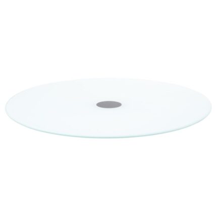 Patera obrotowa ODELO ELINE biała szklana 30cm 1szt.
