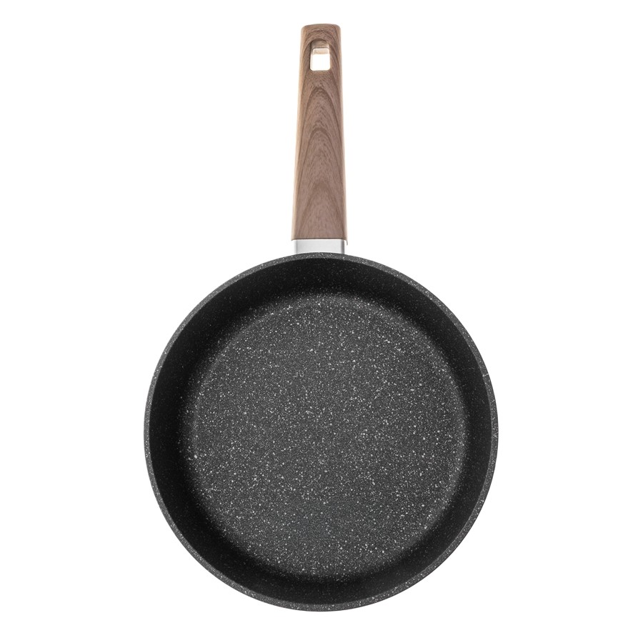 Patelnia ODELO CHAMPION 22 cm Greblon C3 indukcja — profil naczynia i uchwyt — zdjęcie 4