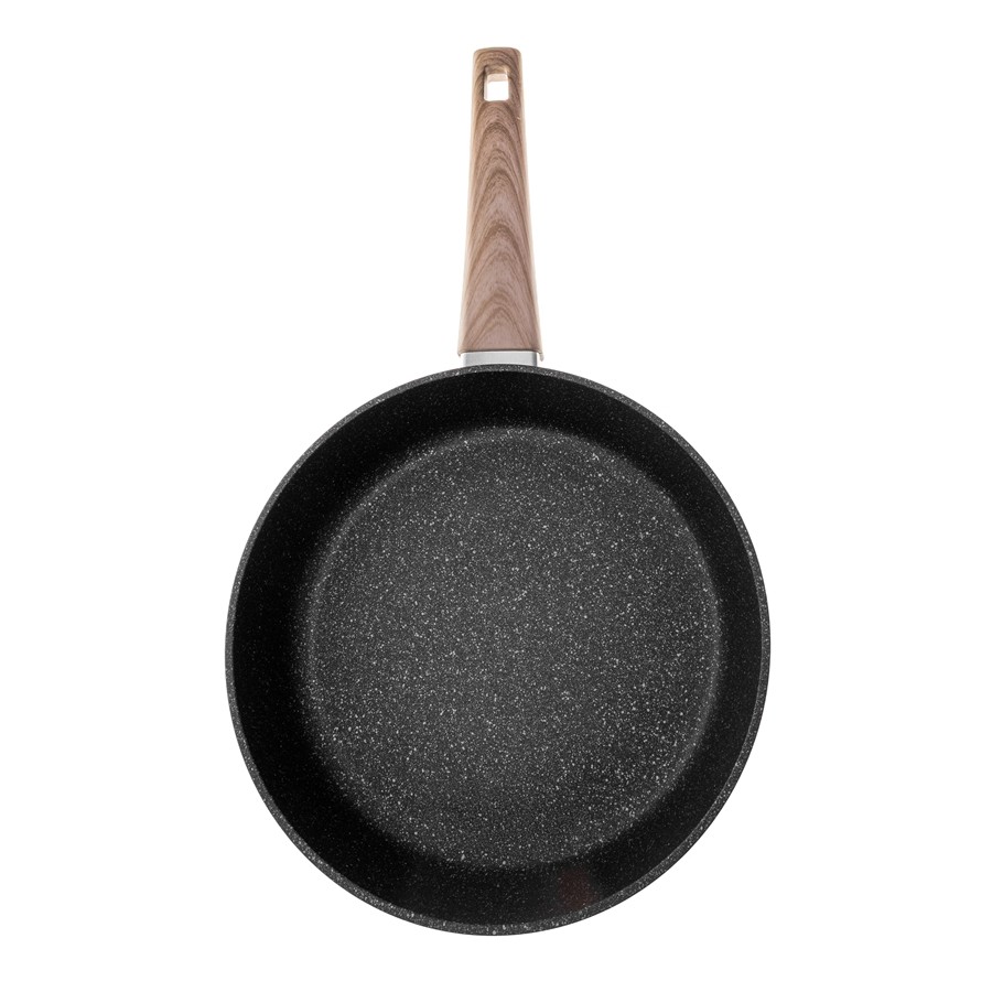 Patelnia ODELO CHAMPION 26 cm Greblon C3 indukcja — profil naczynia i uchwyt — zdjęcie 4