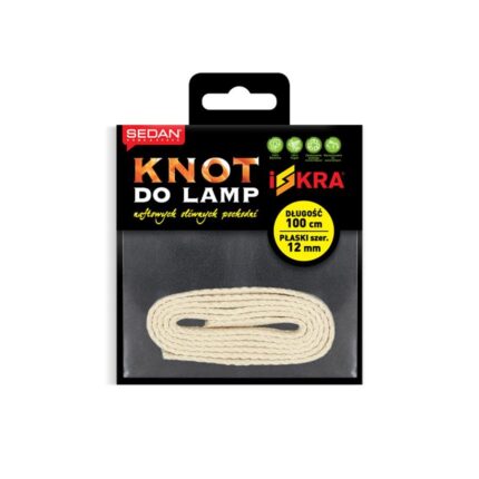 Knot bawełniany do lamp naftowych 12 mm × 1 m — oryginalne zdjęcie 1 — zdjęcie 1
