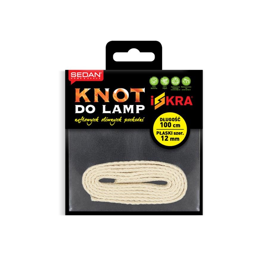 Knot bawełniany do lamp naftowych 12 mm × 1 m — oryginalne zdjęcie 1 — zdjęcie 1