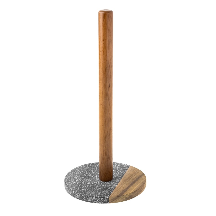 Stojak na ręcznik papierowy ODELO EDDY ciemny 32 cm - widok całości — zdjęcie 1