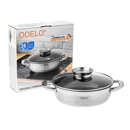 Patelnia ODELO VELIO stalowa 24cm z powłoką Greblon C3 1szt.