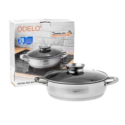 Patelnia ODELO VELIO stalowa 28cm z powłoką Greblon C3 1szt.